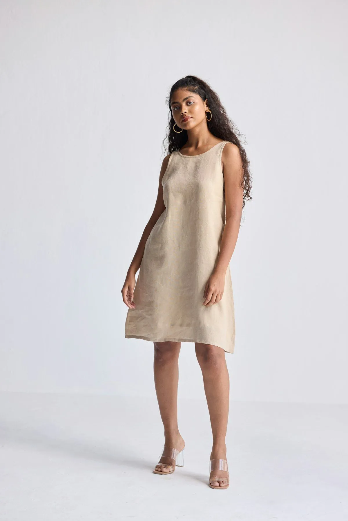 Linen Wrap Dress