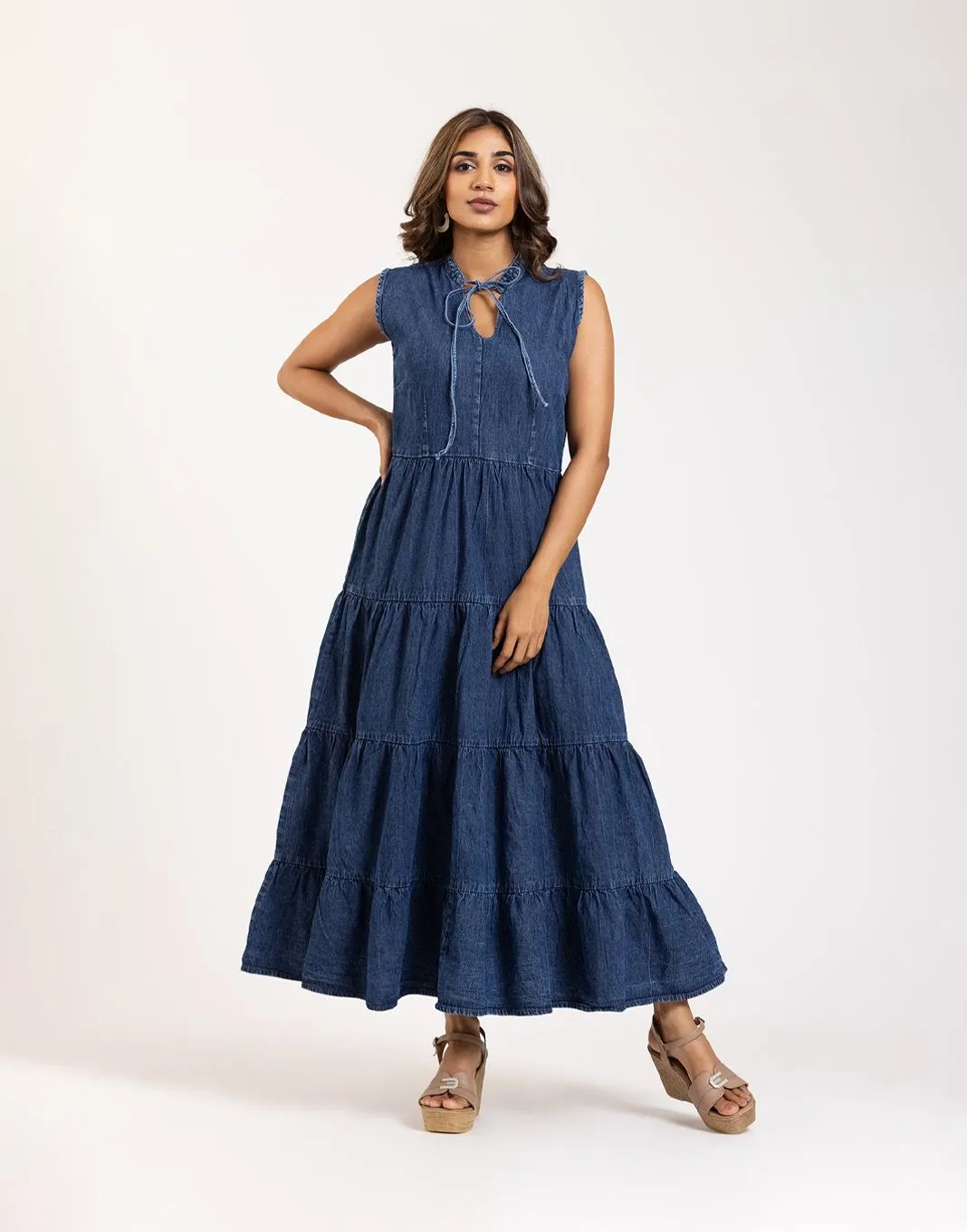 Ladies' Blue Denim Dress