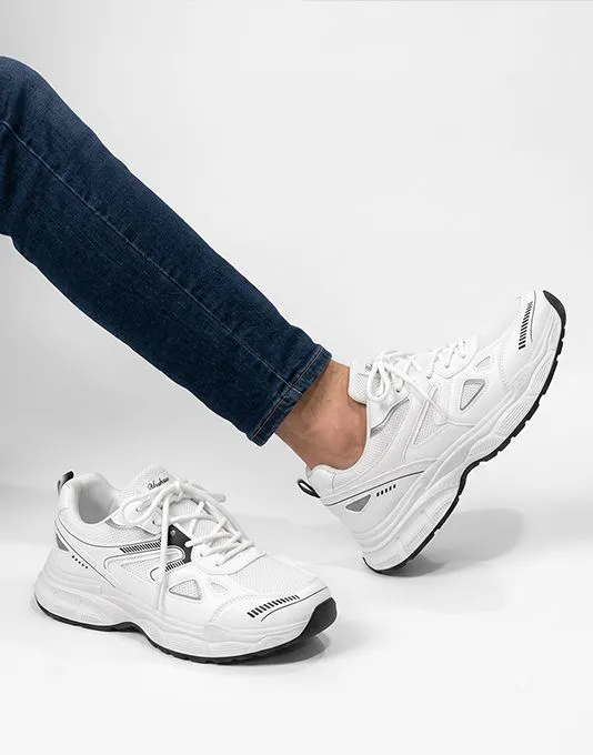 Men's Premium Casual Sneakers – White
